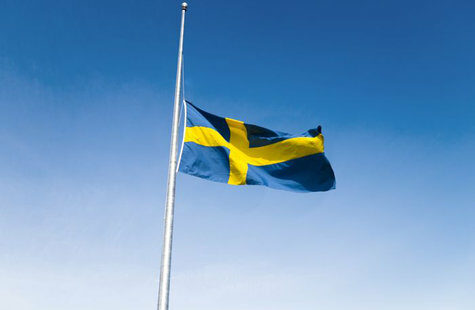 Flag at half-mast